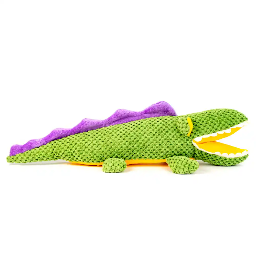 Barkbutler Aly The Gator Plush Toy for Dogs (Green)