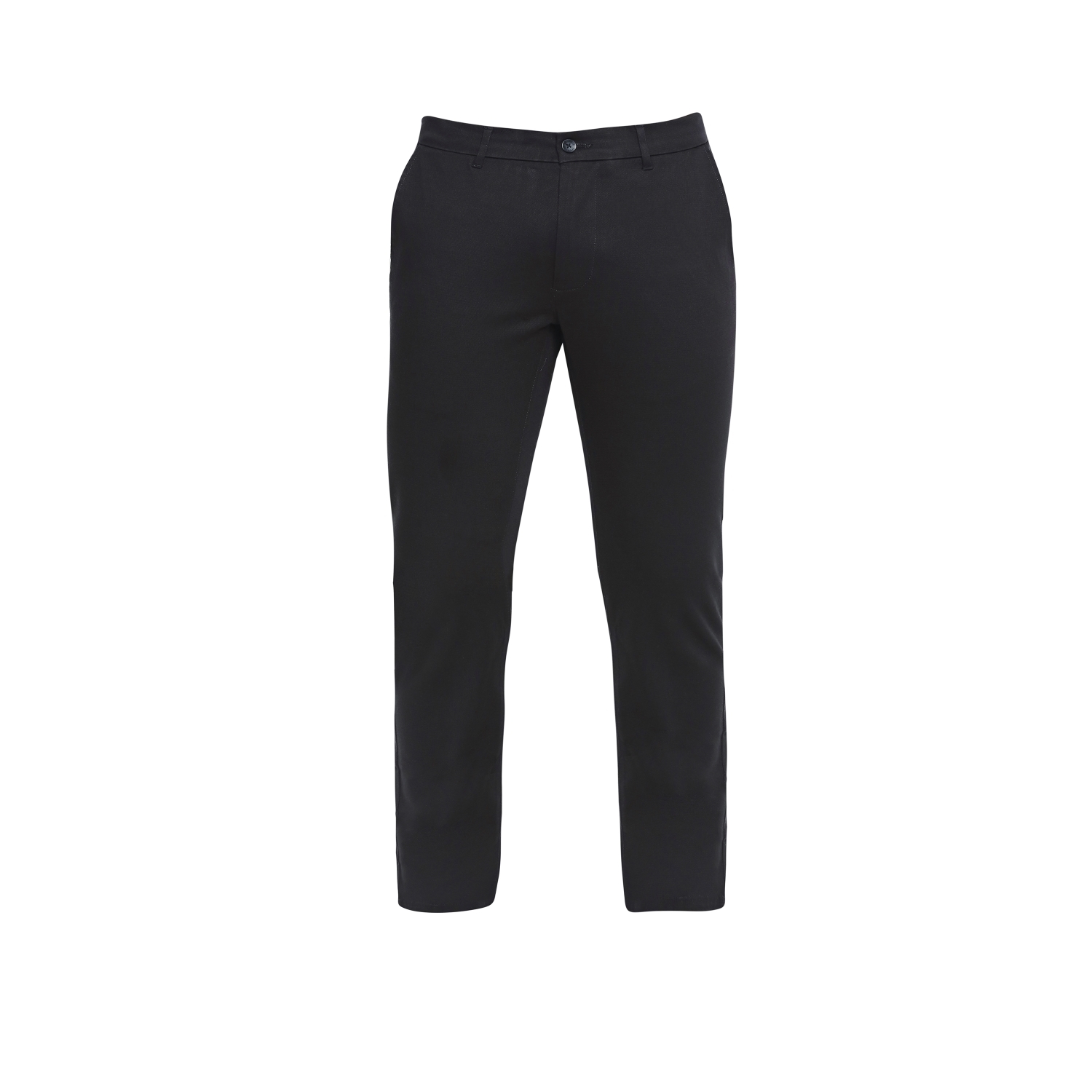 Basics | Men's Dark Grey Cotton Blend Solid Trouser 5