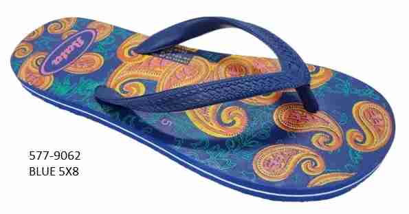 Daily Wear Royal Blue Kids Acupressure Hawai Slippers, Size: 3 at Rs  52/pair in Jalandhar