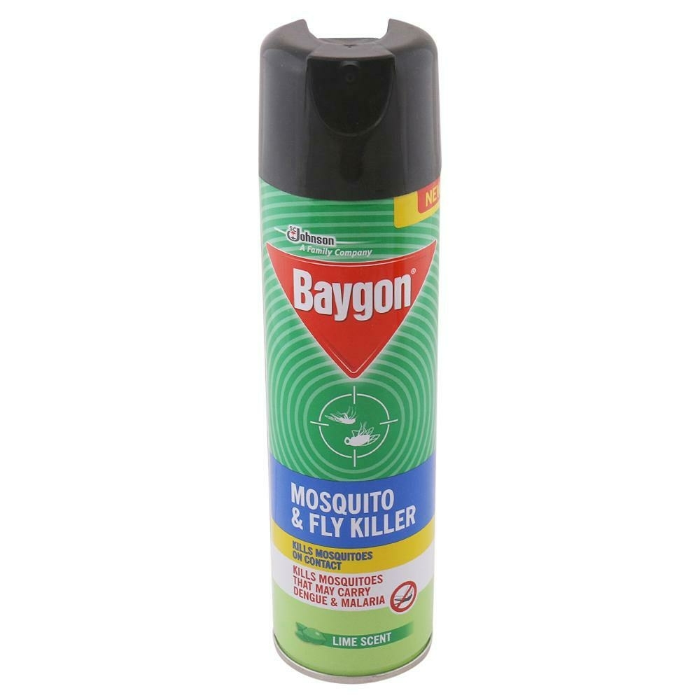 Baygon Lime Scent Mosquito & Fly Killer Spray 200 Ml