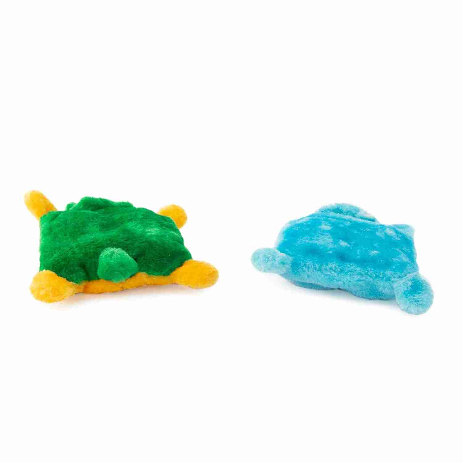 Zippy Paws Squeakie Pad 2-Pack Hippo & Alligator Toy for Dogs