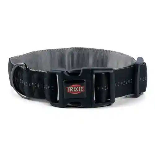 Trixie | Trixie Softline Elegance Extrawide Collar for Dogs, Black-Graphite