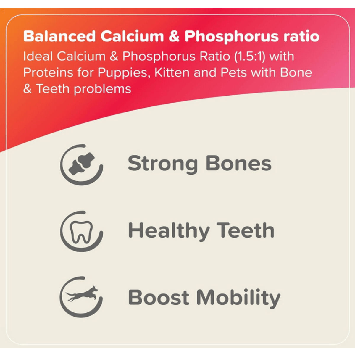 Beaphar Bone Builder Dog & Cat Supplement - 400g