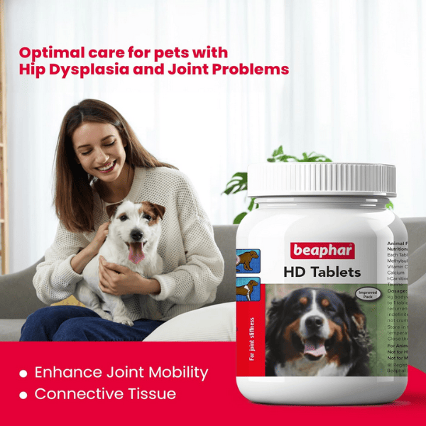 Beaphar HD Dog Supplement - 60 Tablets