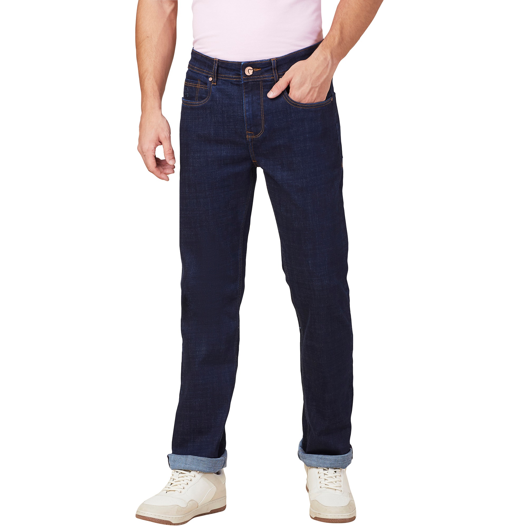 Being Human Men Blue Solid Jeans