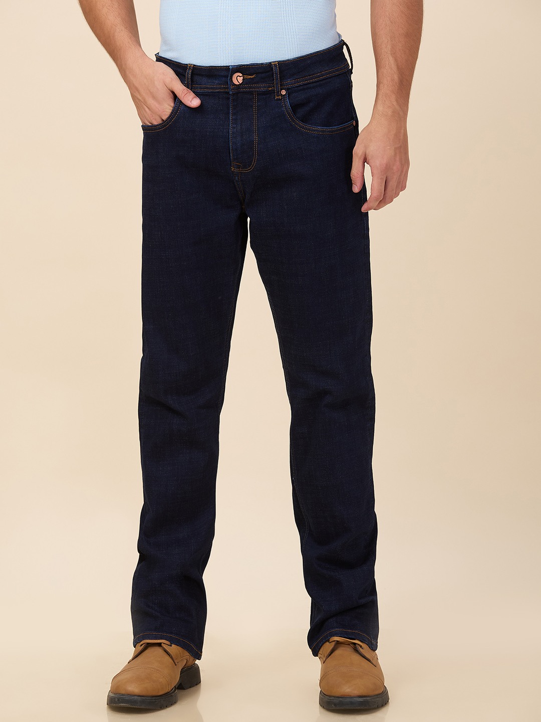 Being Human Men Blue Solid Jeans