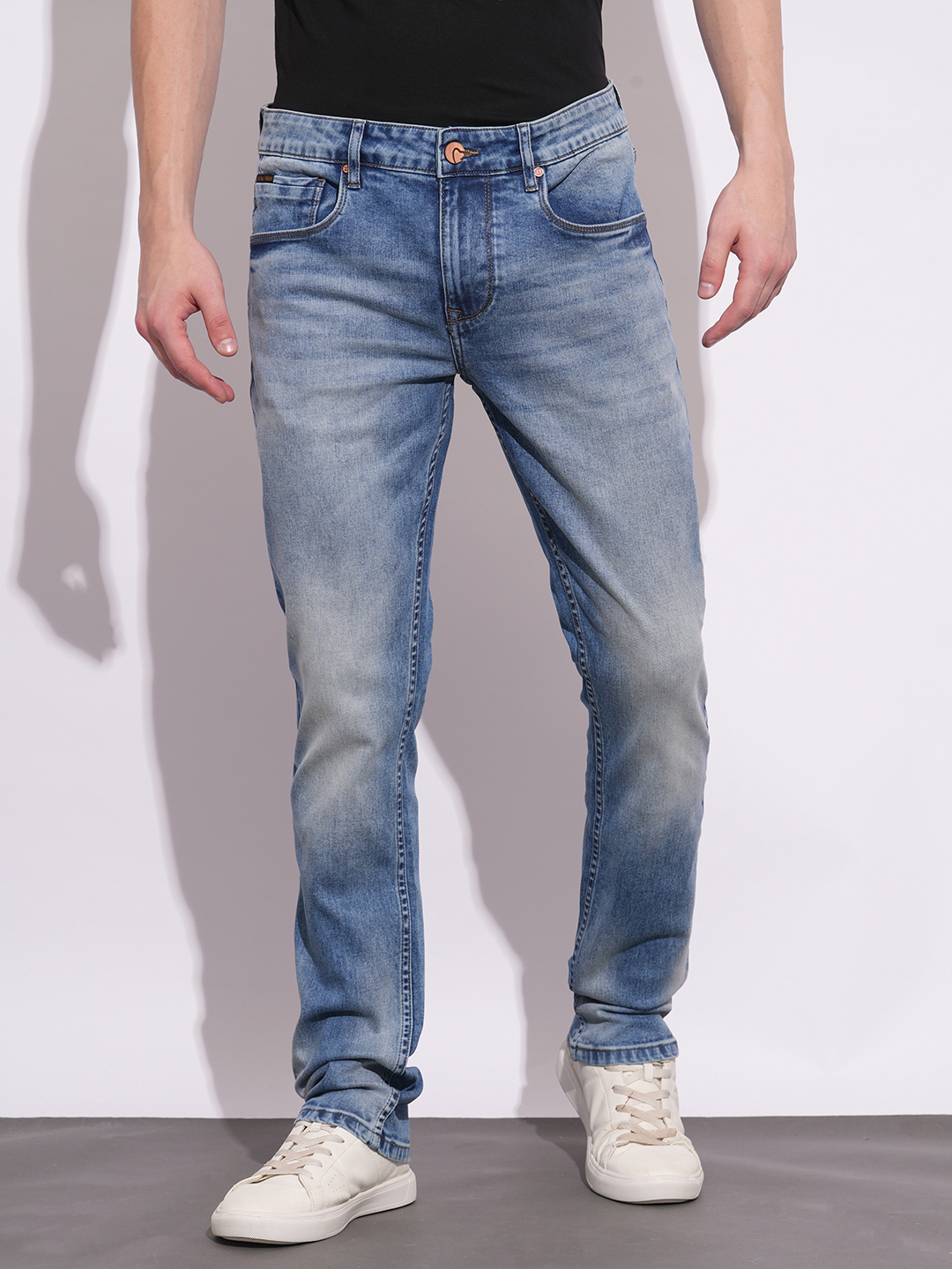 Being Human Mens-Bottom Denim Lt.Tone