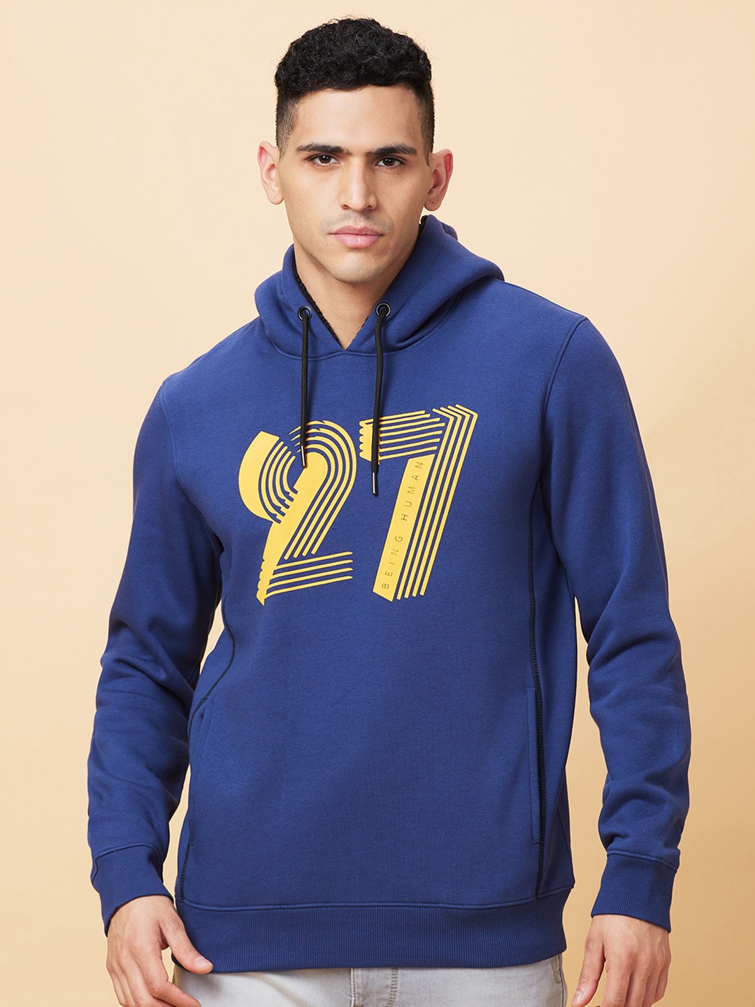Being Human Mens-Top Hoody Carbon