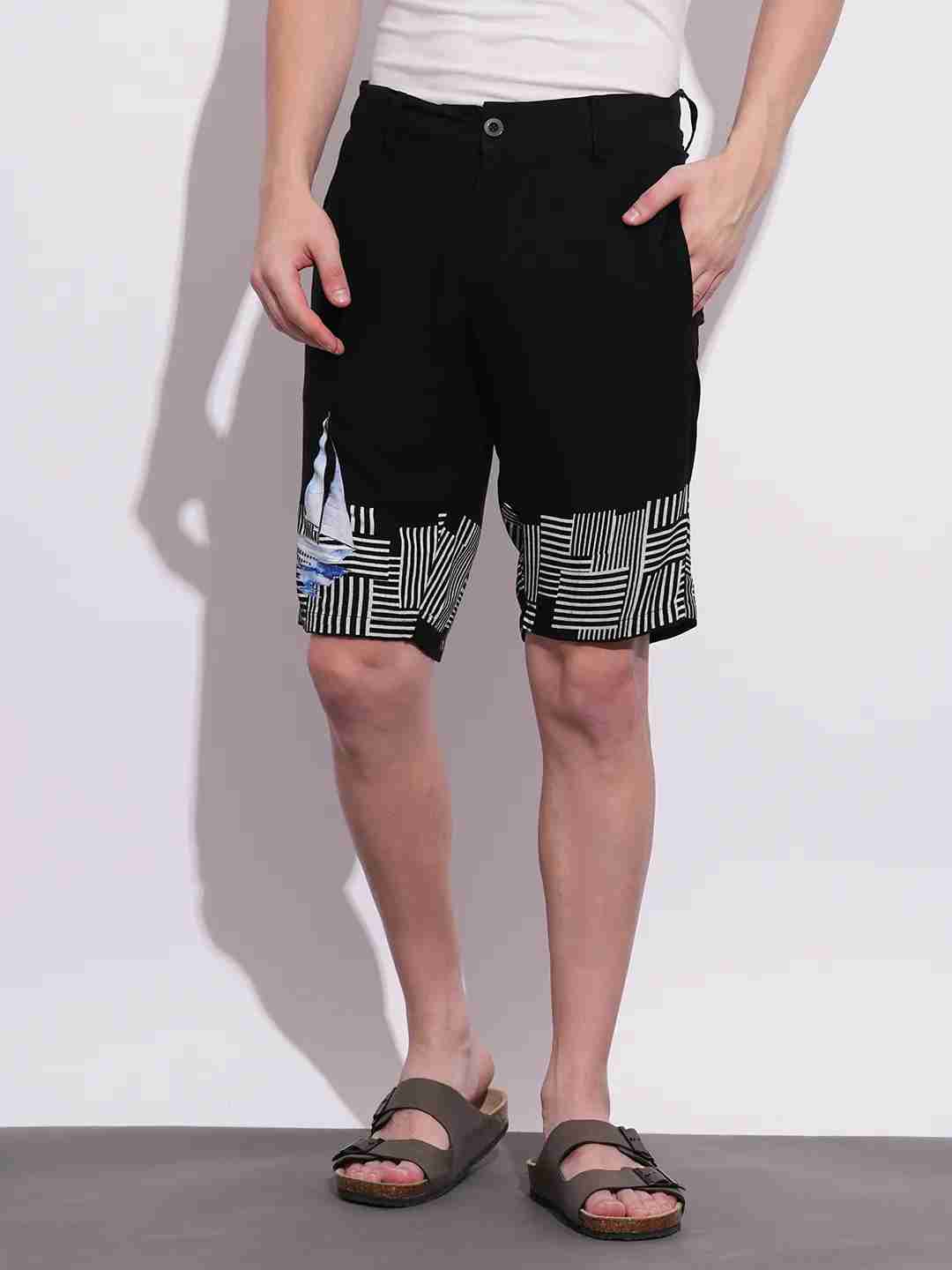Being Human Mens-Bottom Shorts Black