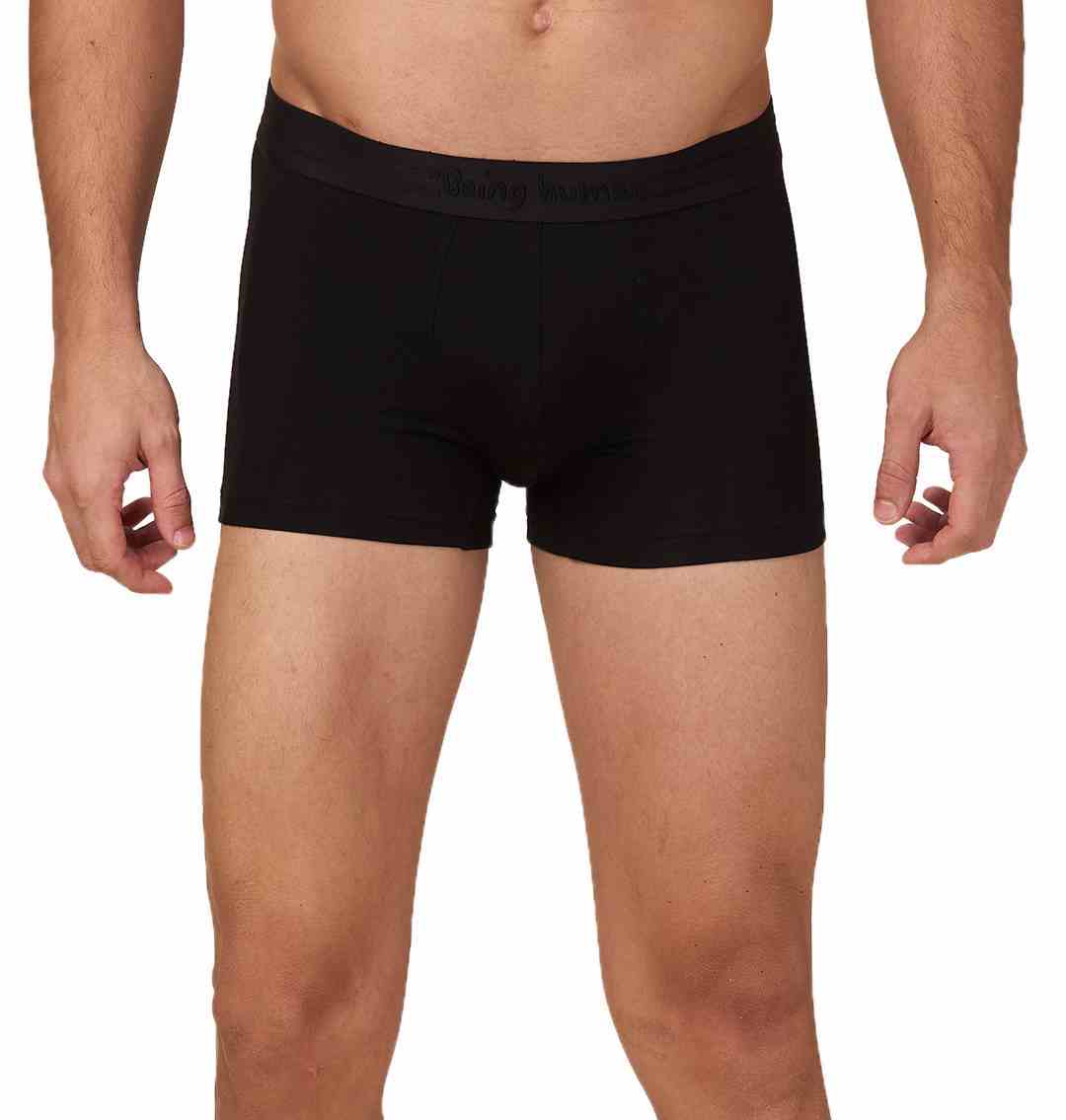 Being Human Men's Black Mid Rise Trunk Underwear