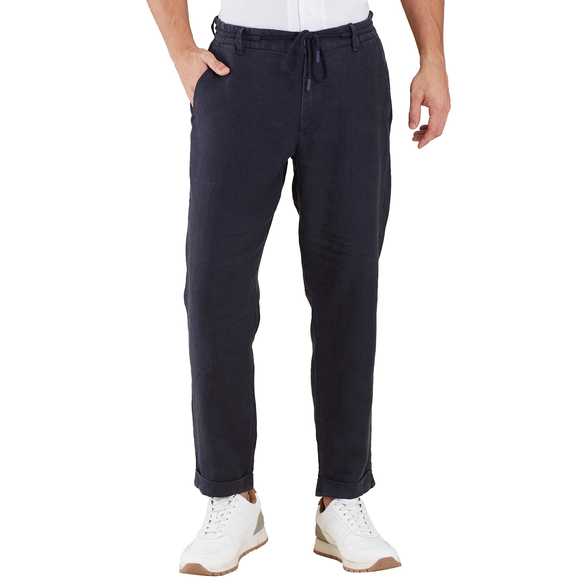 Being Human Men Blue Solid Chino