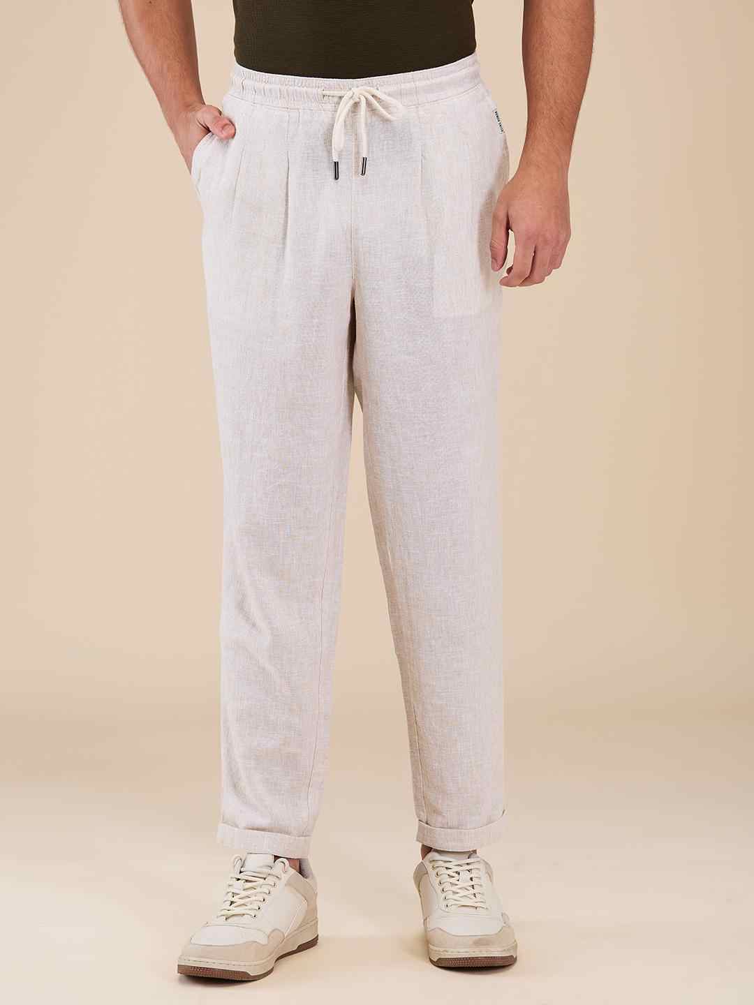 Being Human Men Brown Solid Chino