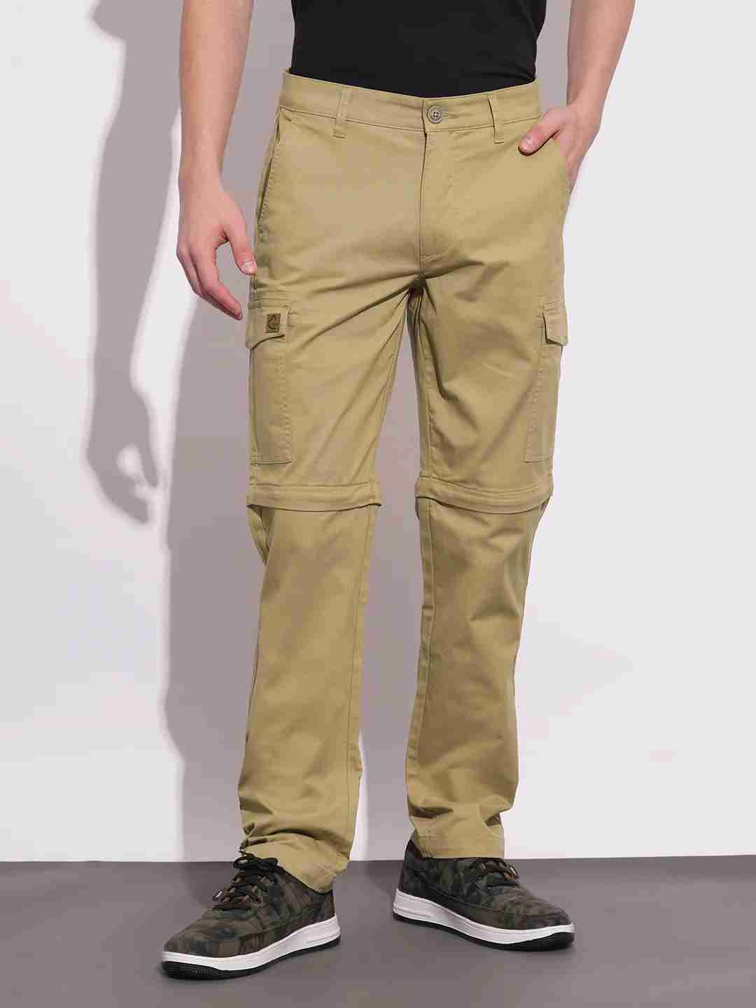 Being Human Mens-Bottom Cargo Dk.Khaki