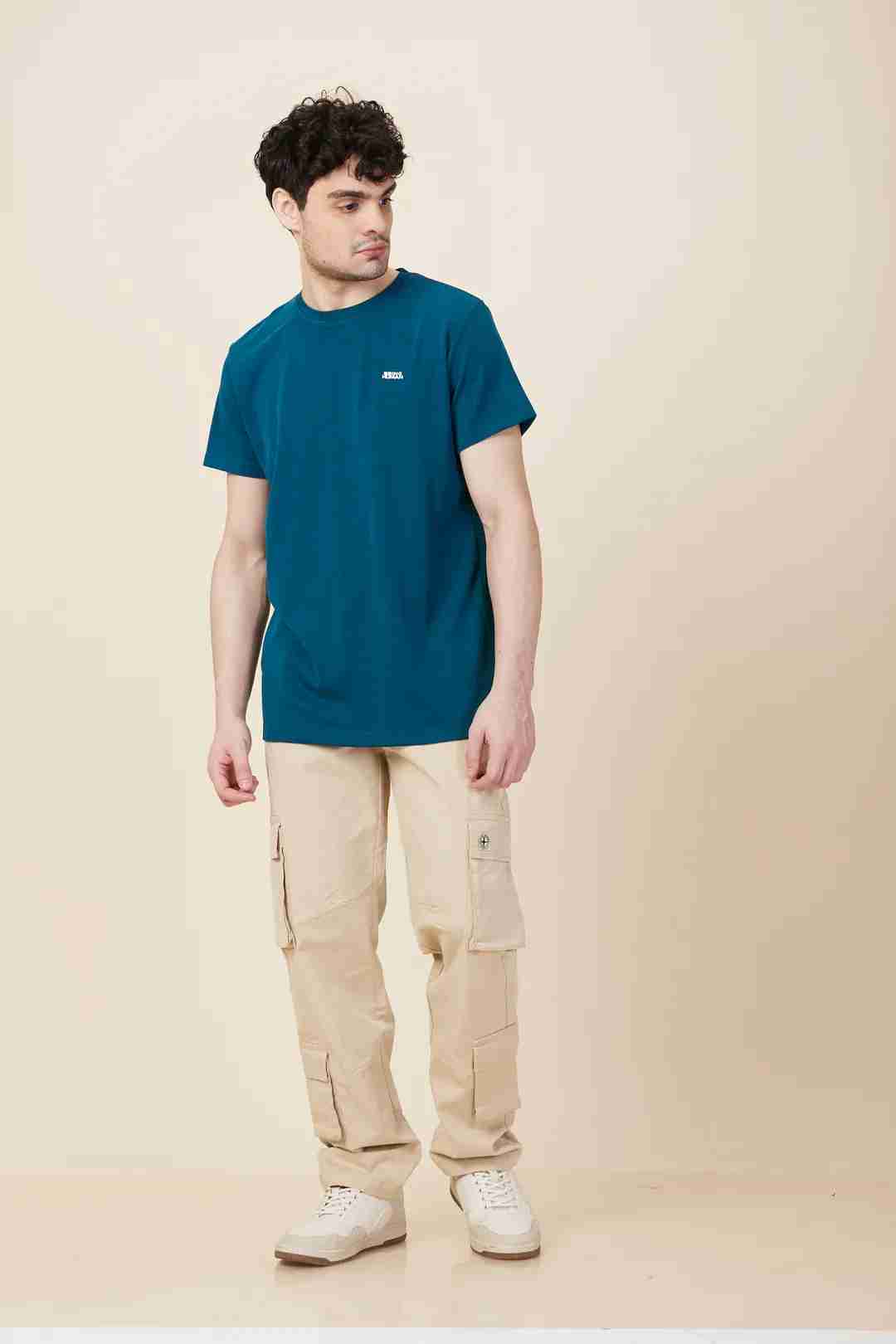 Being Human Men Beige Solid Cargo