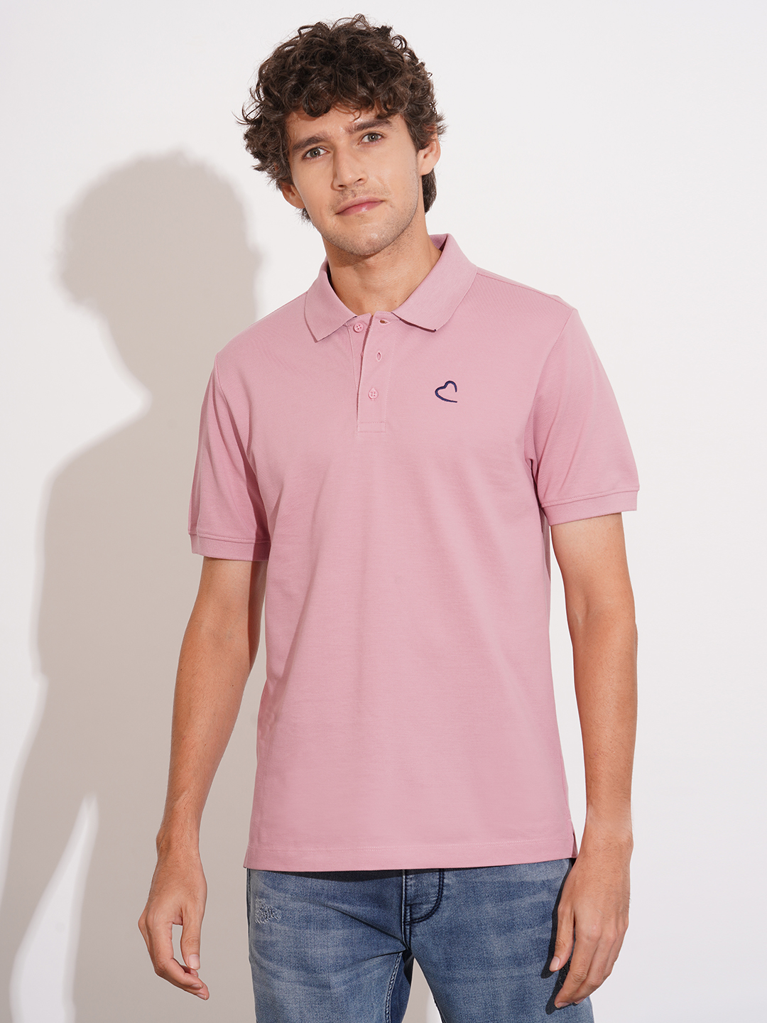 Being Human Men PINK Polos