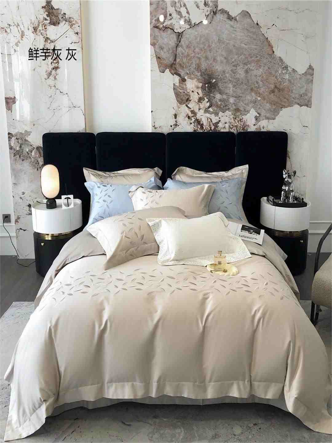Apologue' Beige Pure Cotton 4pc Comforter Set