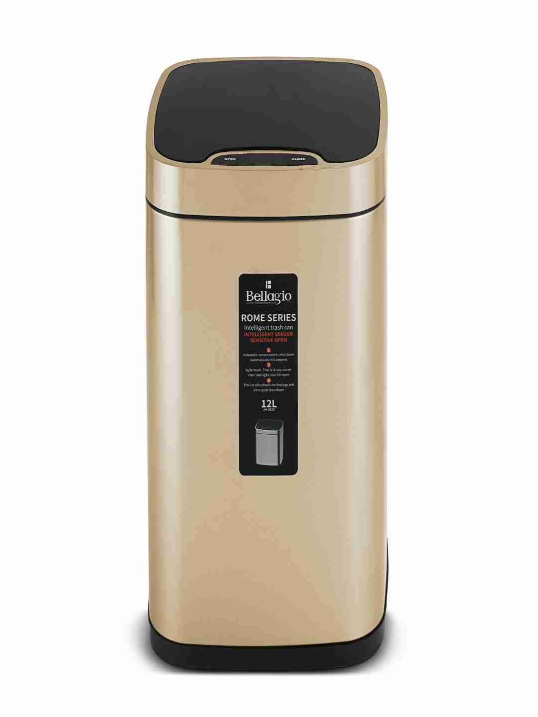 Bellagio 410High-Quality Stainless Steel Intelligent Trash Can/DustBin