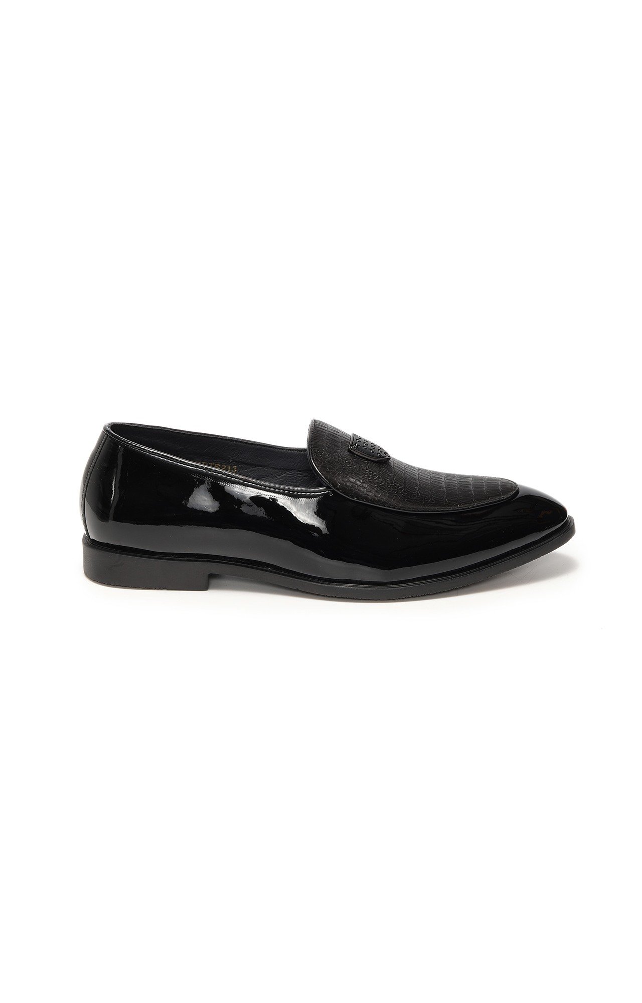 Men Black Chanel Formal Slip-Ons