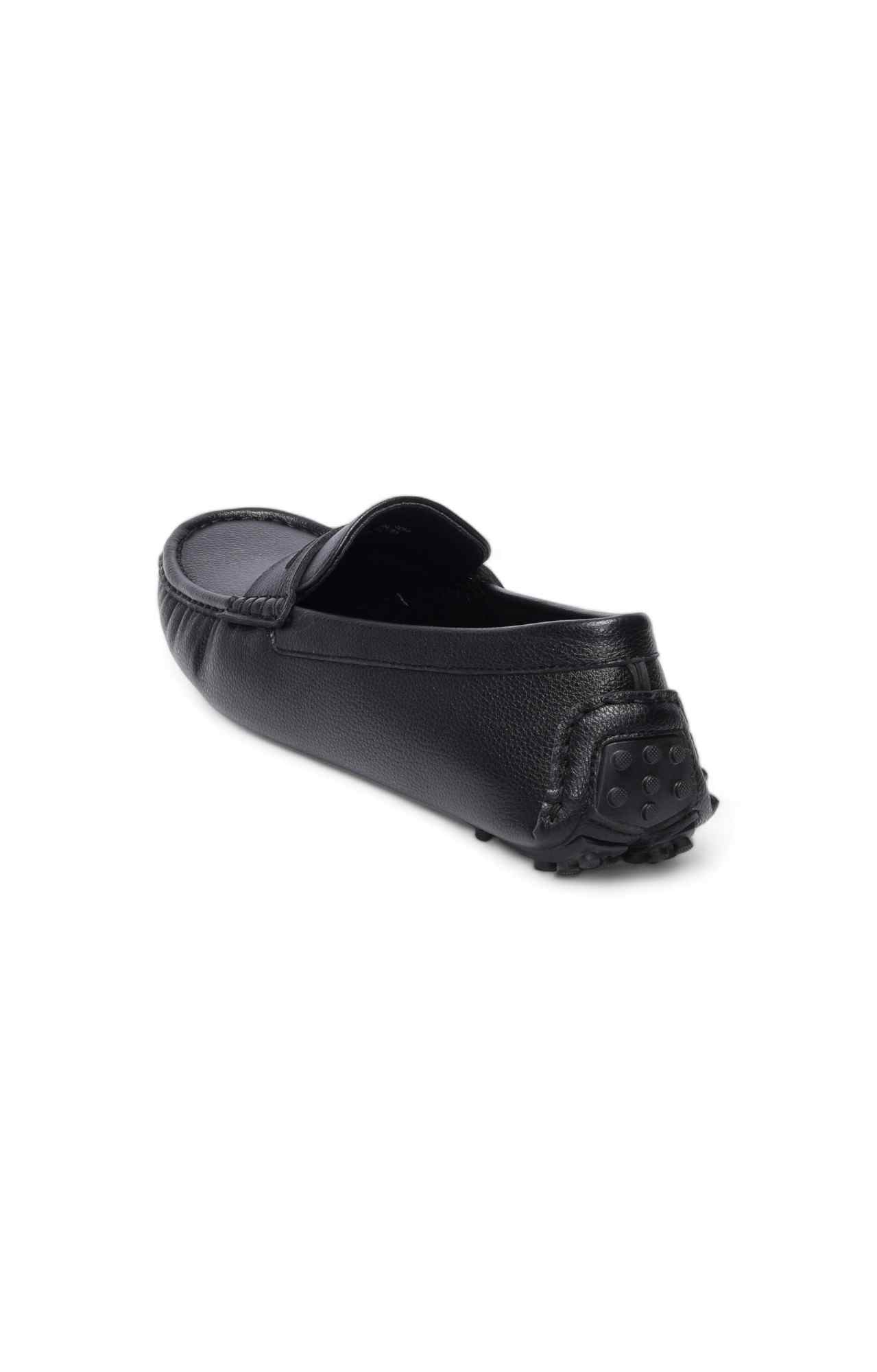 Men Black Liberty Casual Slip-Ons