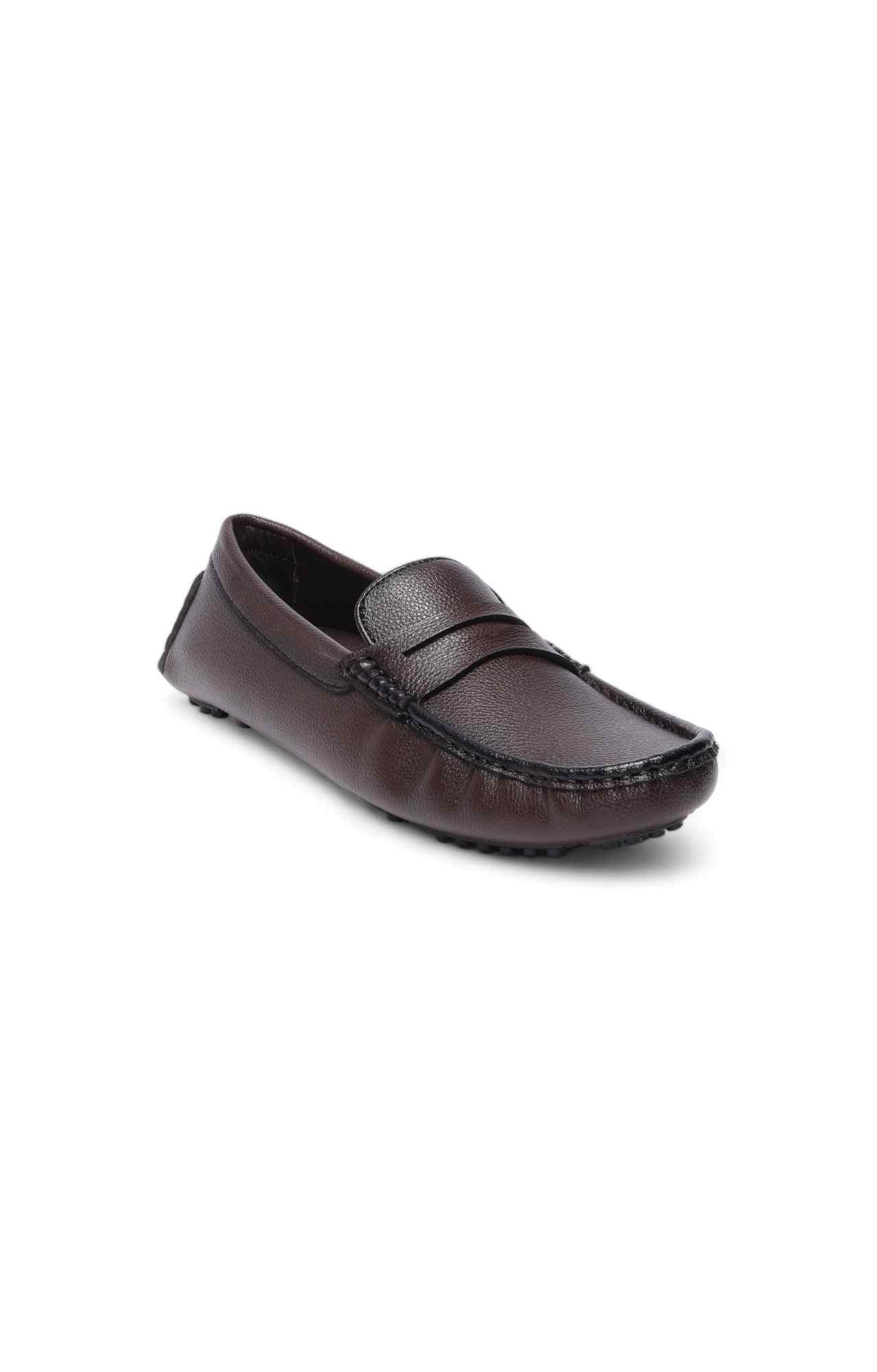 Men Brown Oasis Slip On Loafers