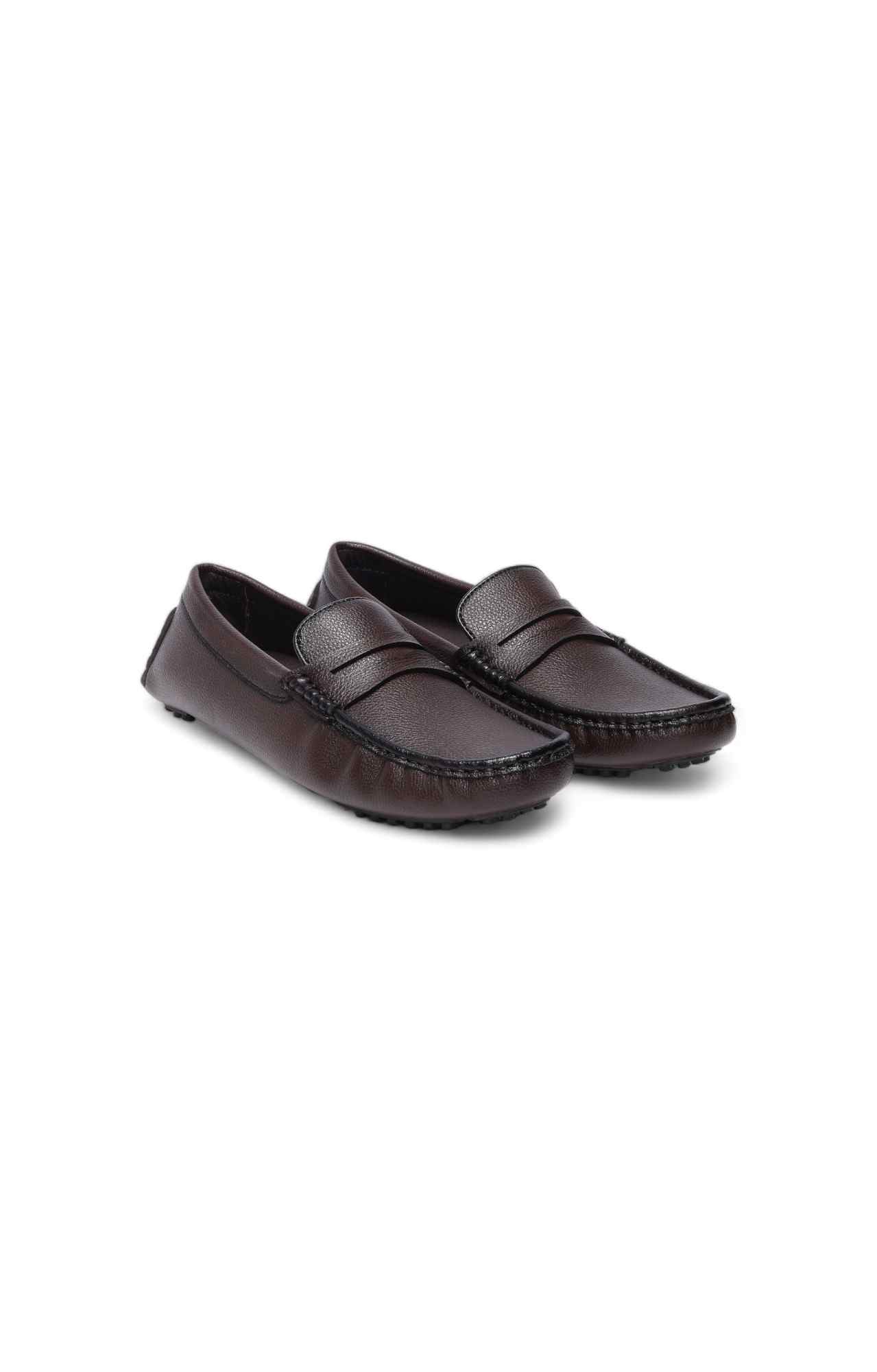 Men Brown Oasis Slip On Loafers
