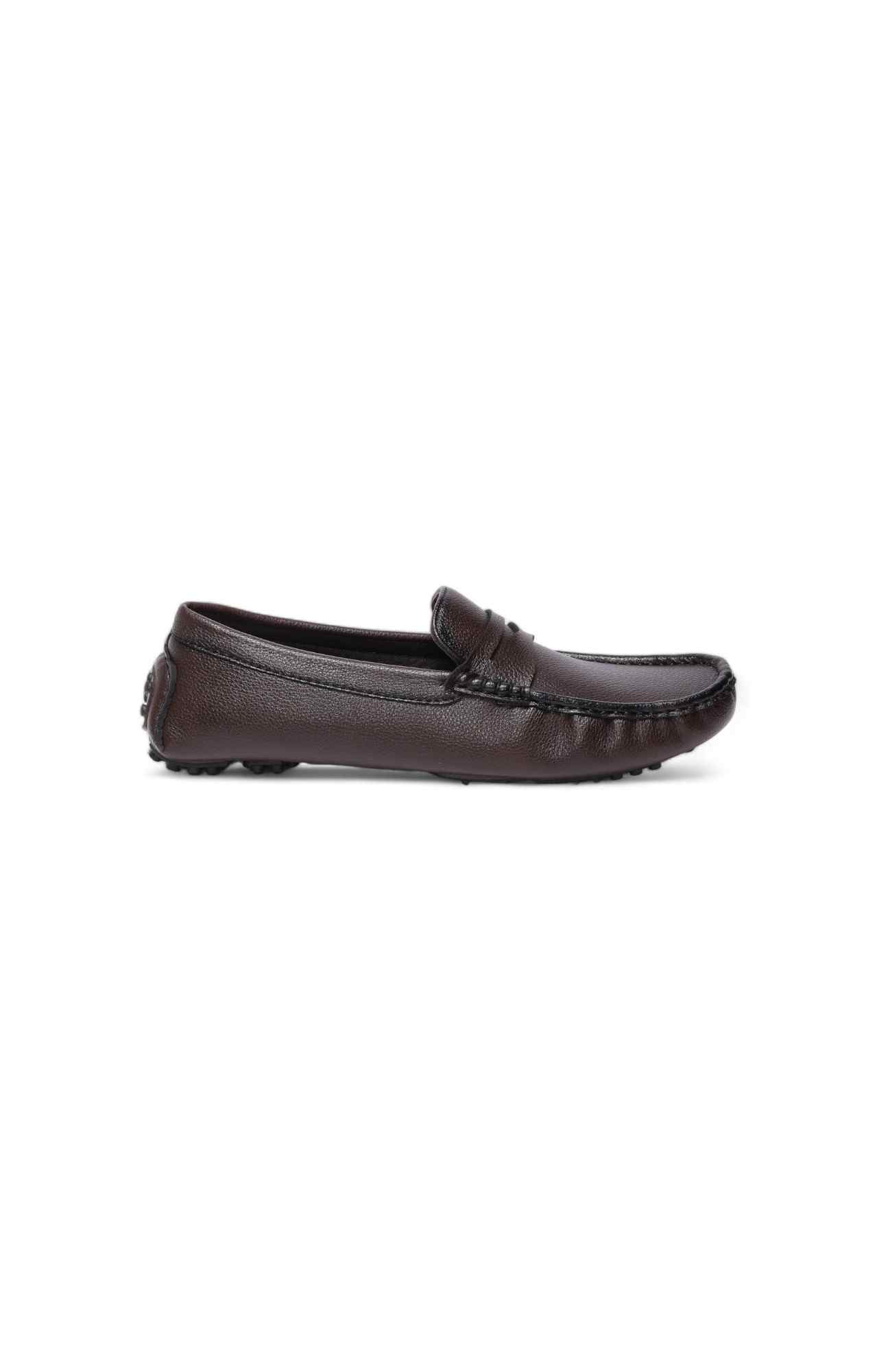 Men Brown Oasis Slip On Loafers
