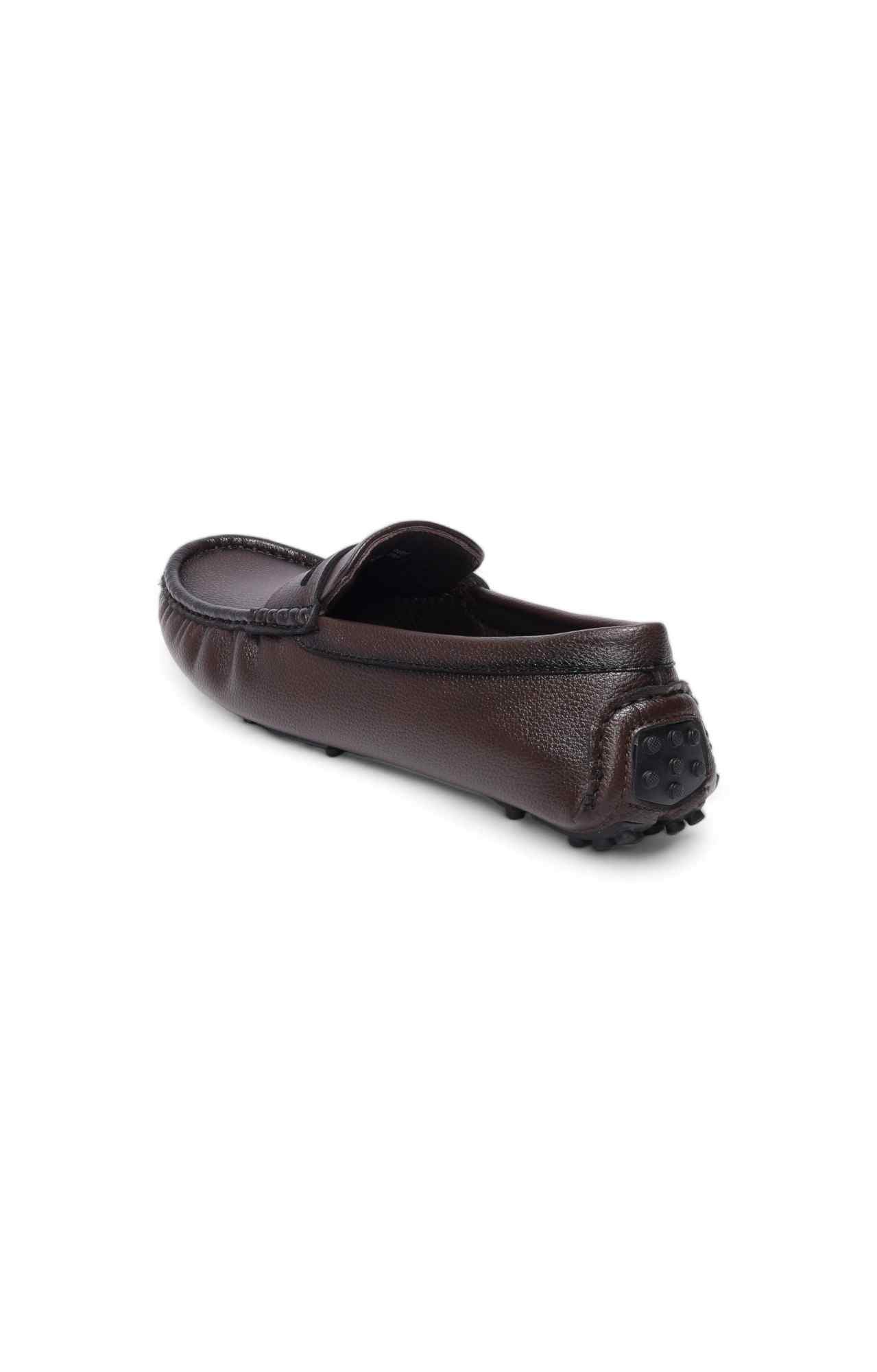Men Brown Oasis Slip On Loafers