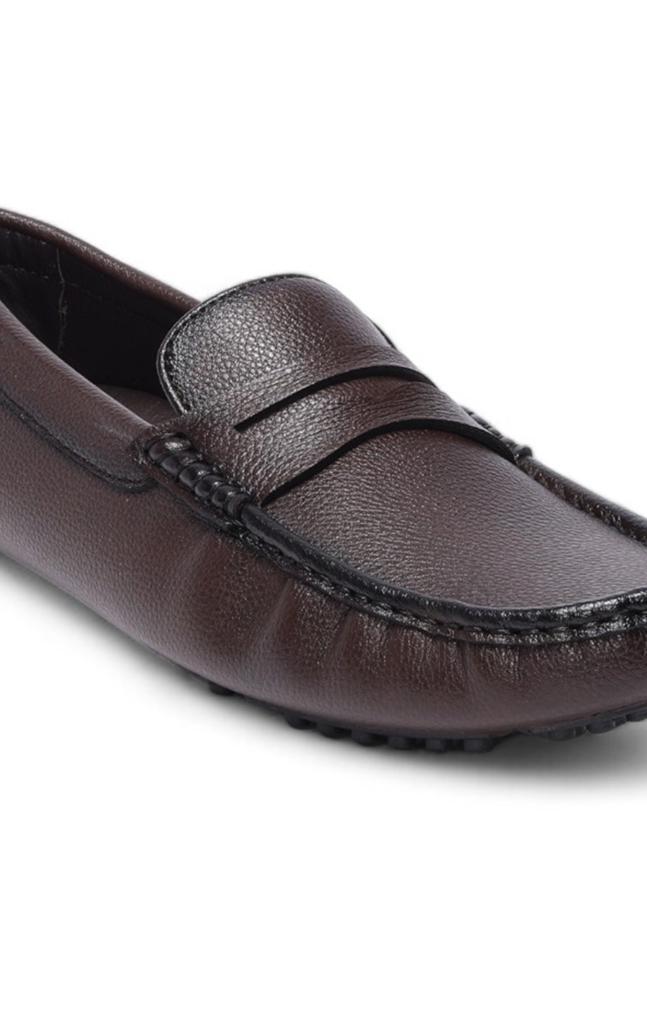 Men Brown Oasis Slip On Loafers