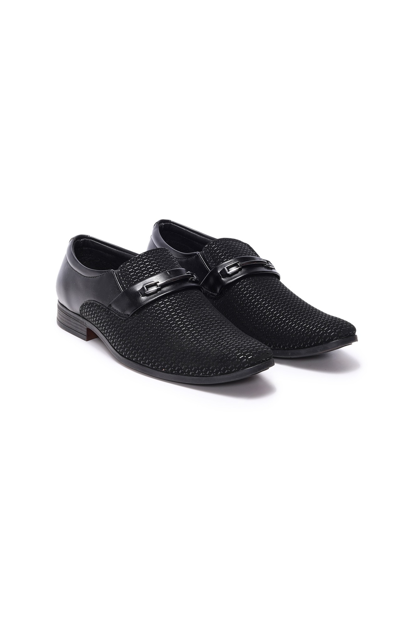 Men Black Party Casual Slip-Ons