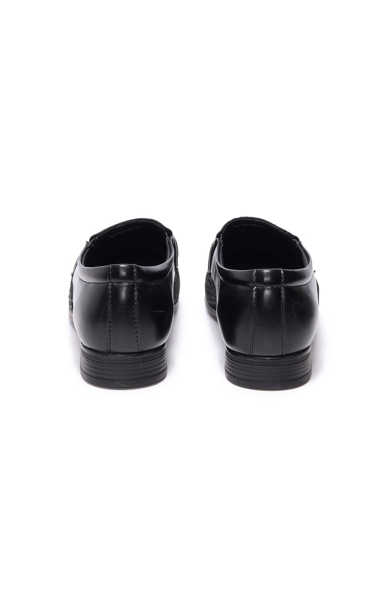 Men Black Party Casual Slip-Ons