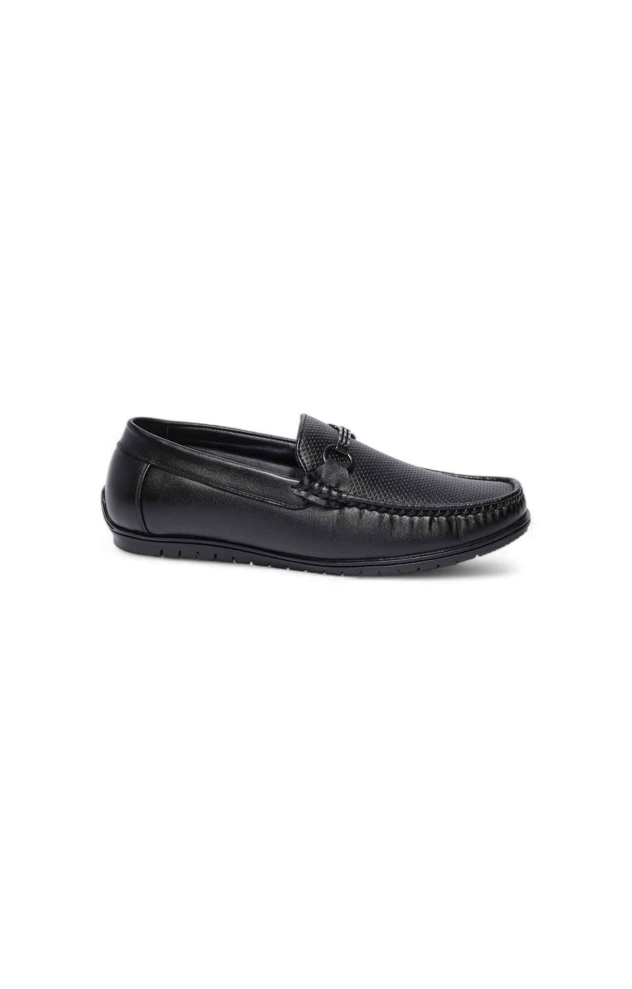 Men Black Imperio Slip On Loafers