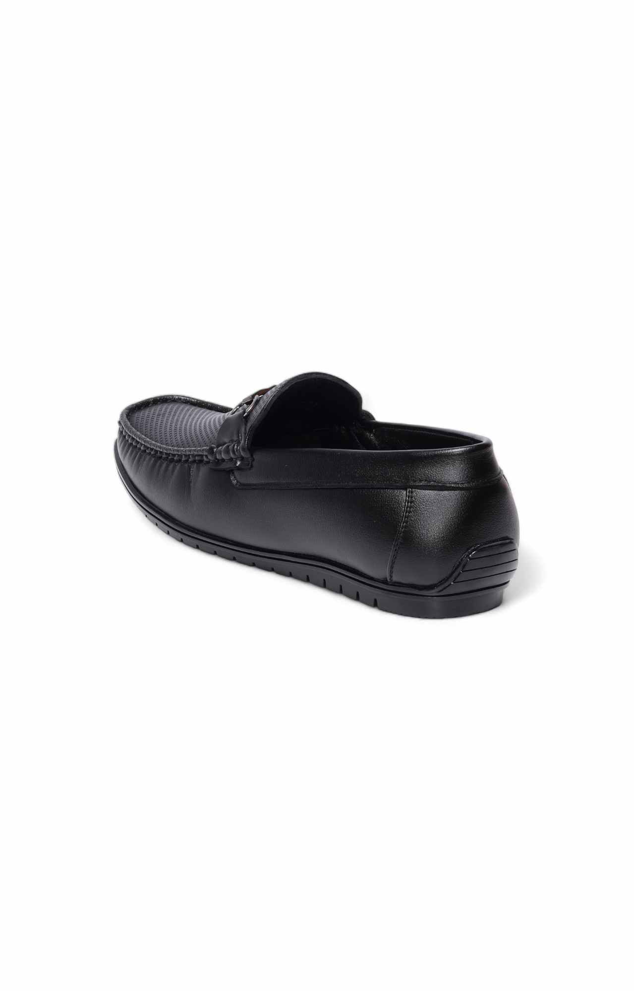 Men Black Imperio Slip On Loafers