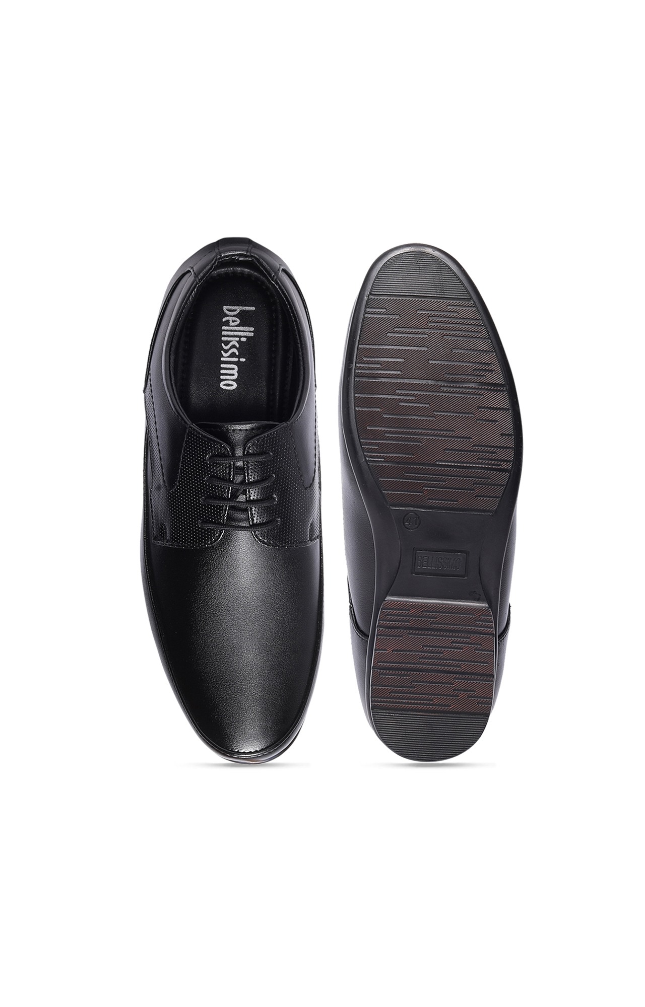 Men Brown Derby Formal Lace-Ups