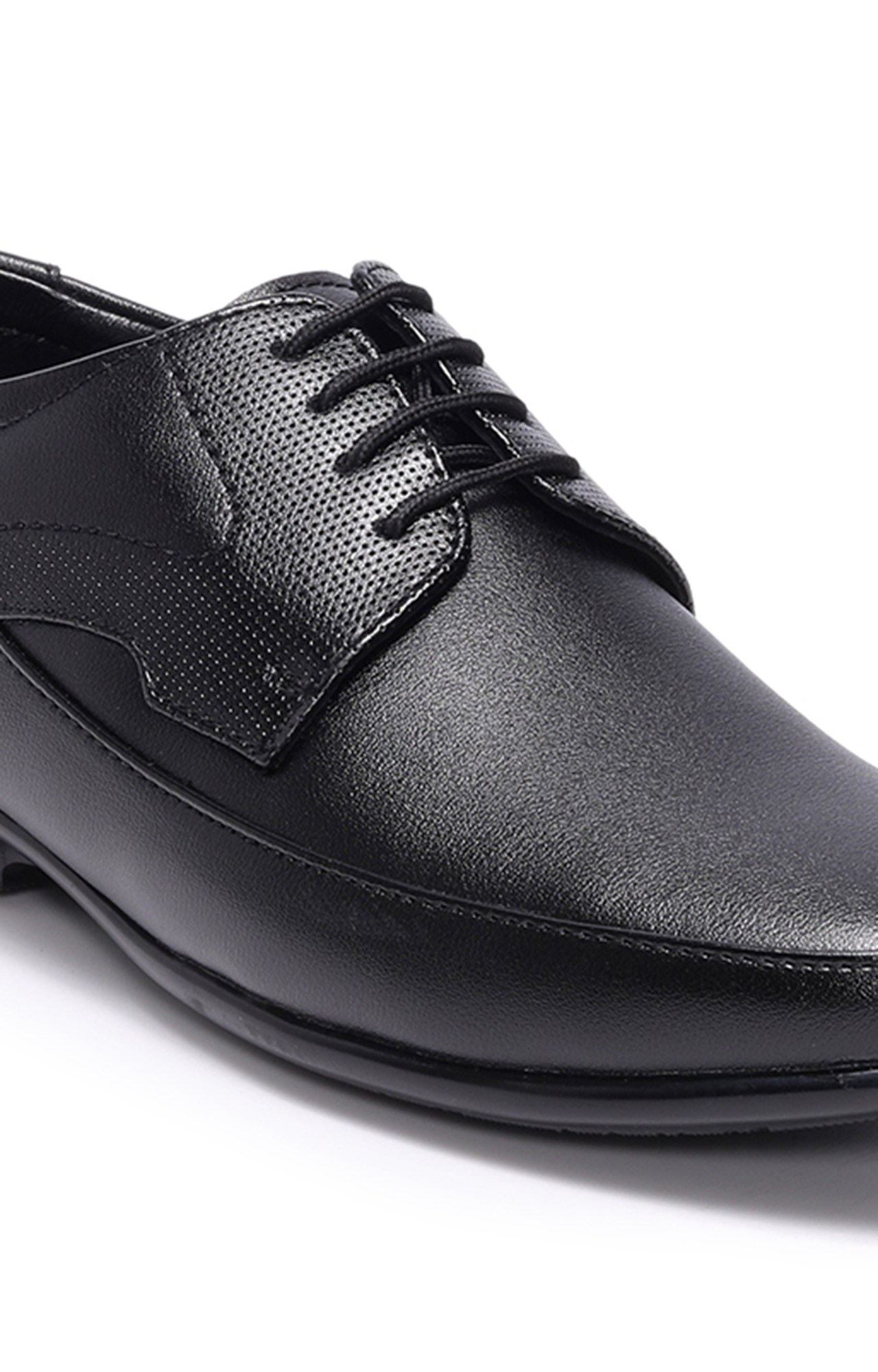 Men Brown Derby Formal Lace-Ups