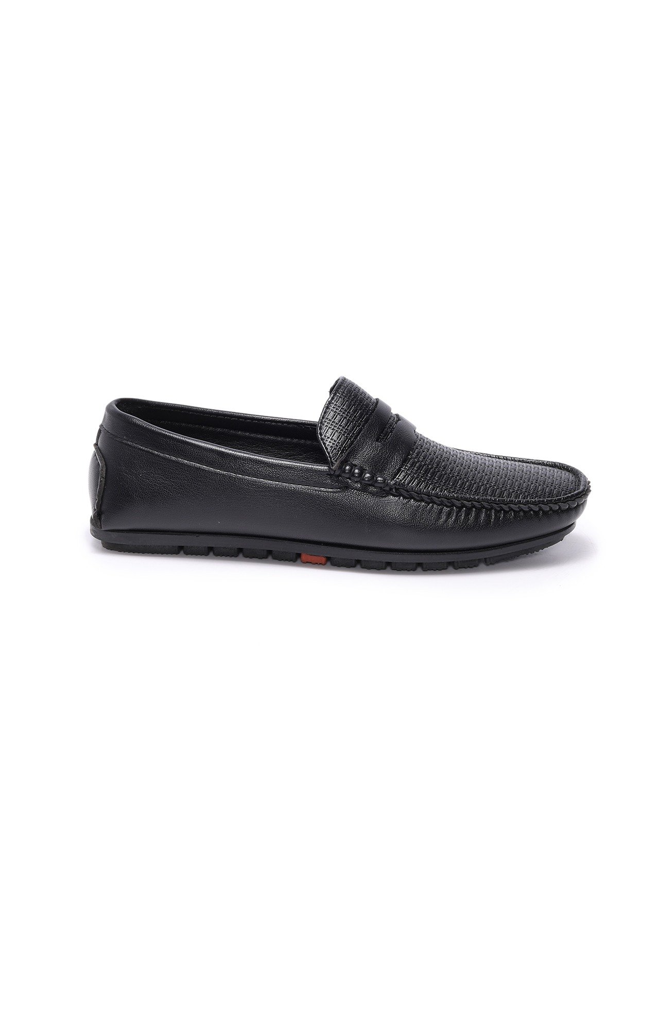 Men Black Timeless Slip On Loafers