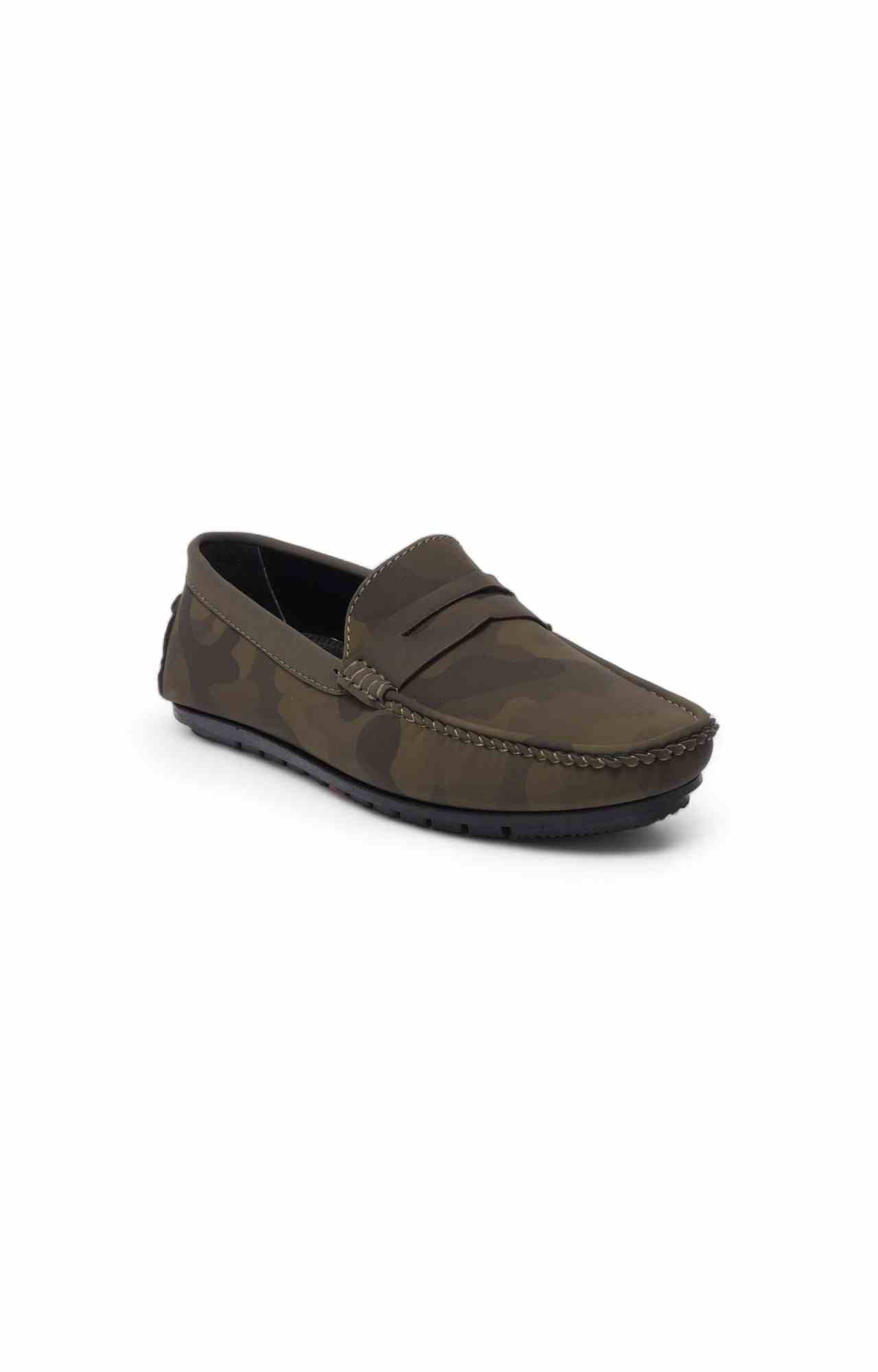 Men Olive Byford Slip On Loafers