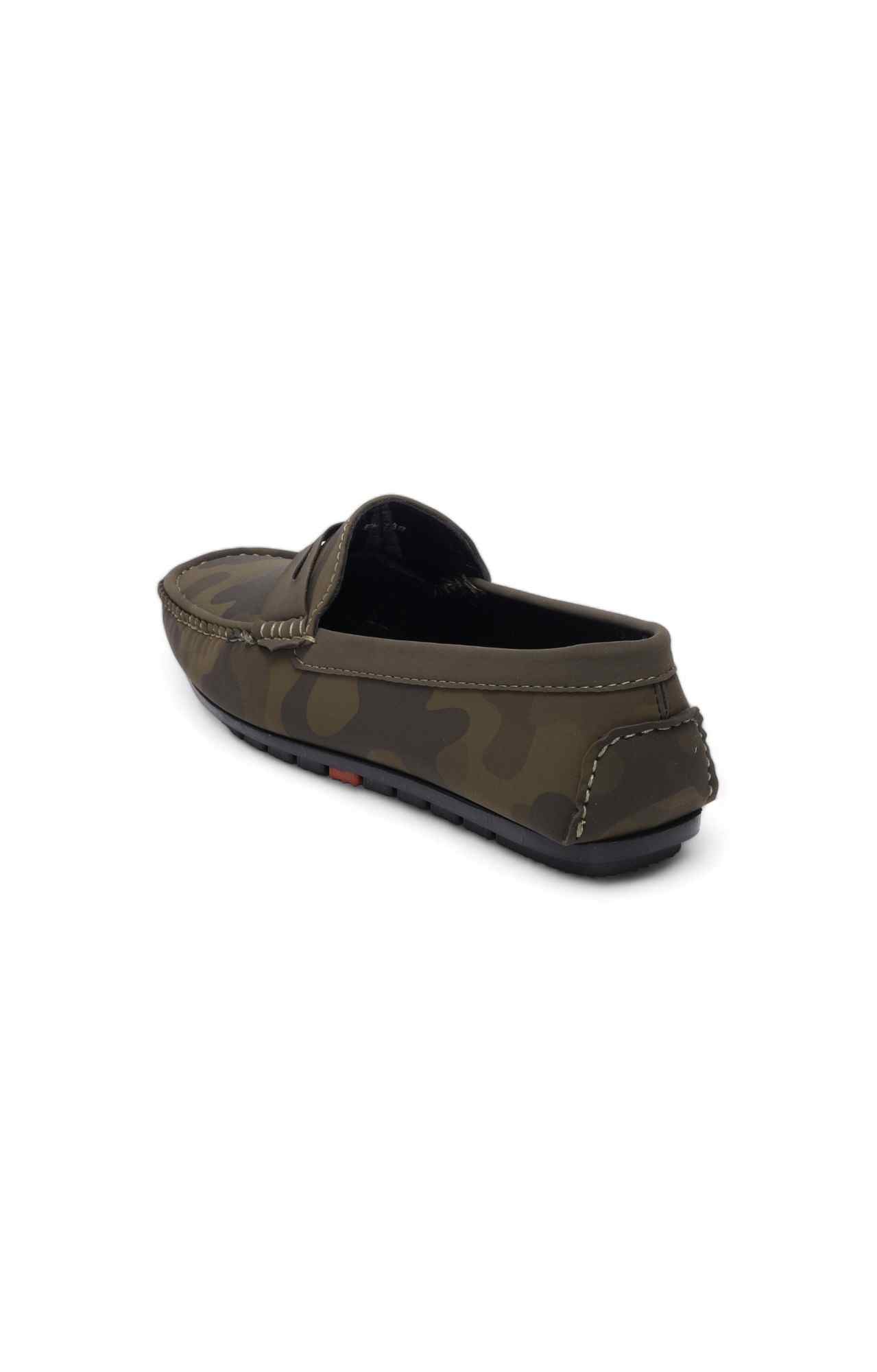 Men Olive Byford Slip On Loafers