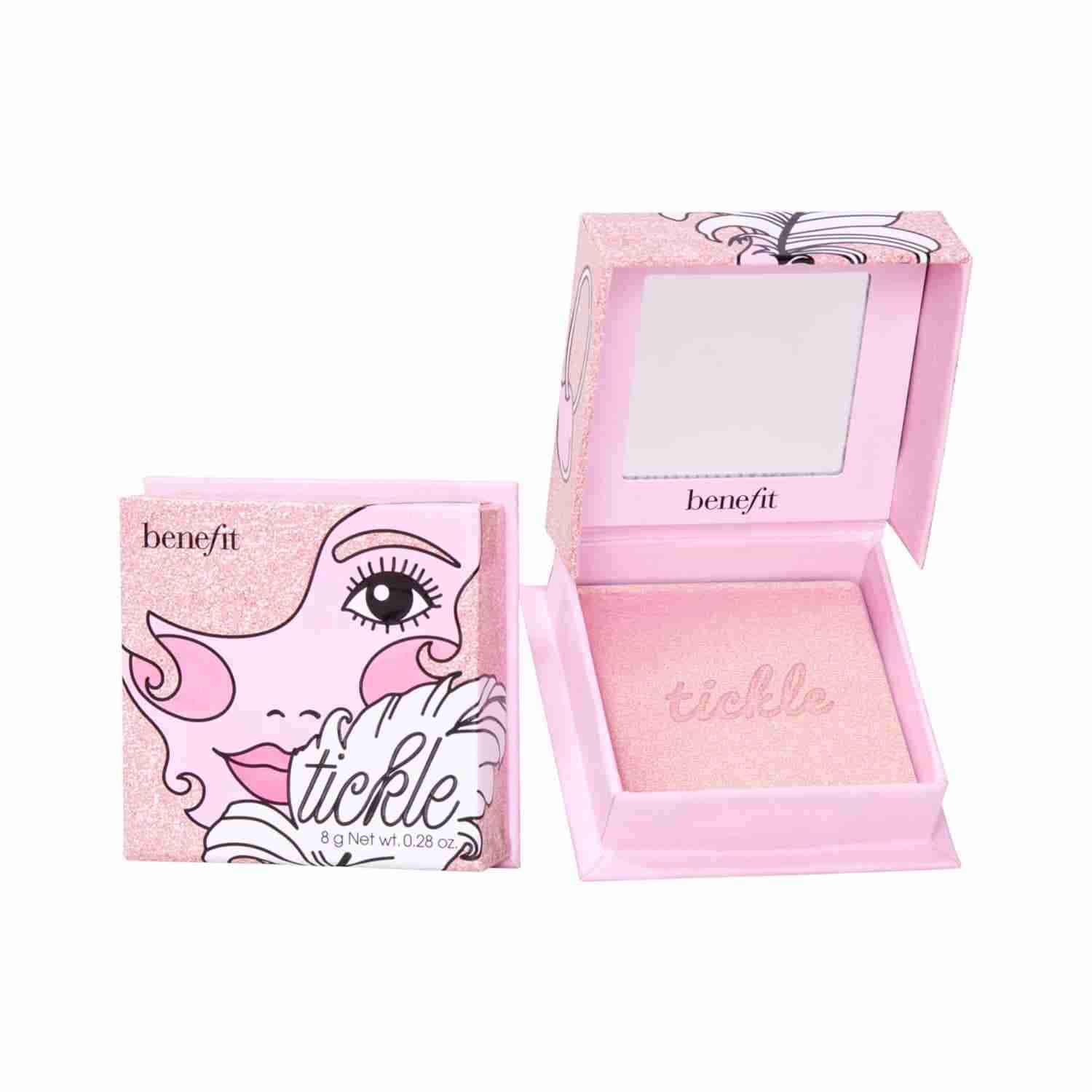 Benefit Cosmetics Tickle Highlighter - Golden Pink (8g)