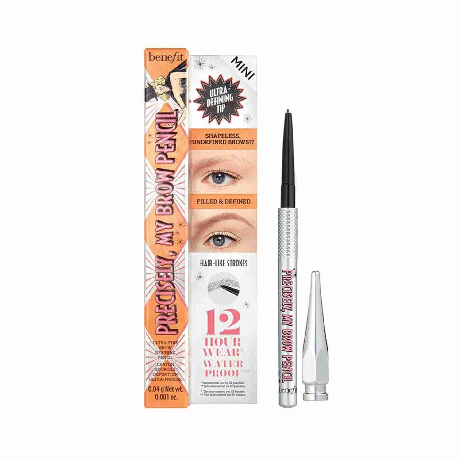 Benefit Cosmetics Precisely My Brow Pencil Mini - 04 Warm Deep Brown (0.04 g)