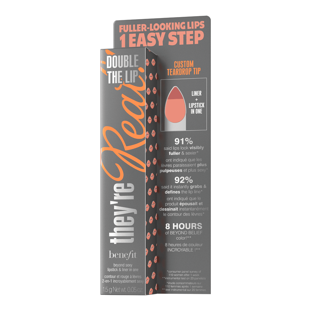 They’re Real! Double The Lip Lipstick & Liner • Bare Affair