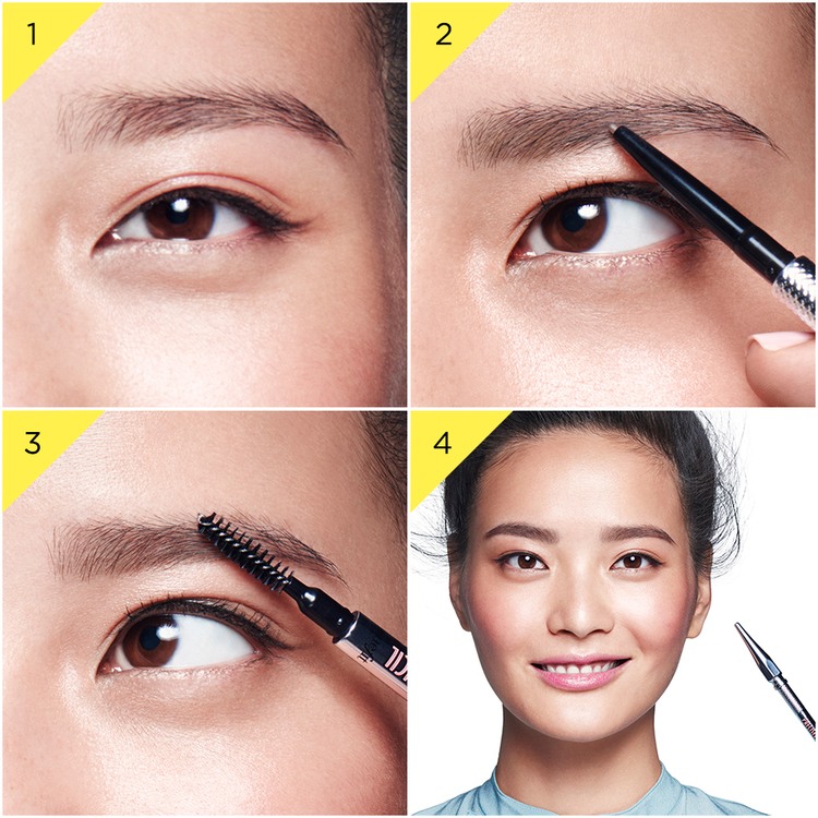 Mini Precisely, My Brow Eyebrow Pencil • 3.75 Warm Medium Brown