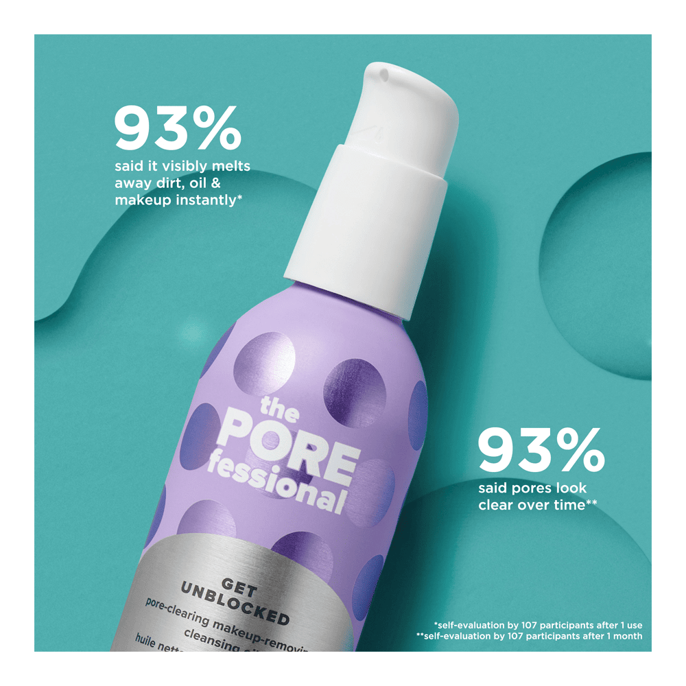 The Porefessional Get Unblocked Pore Clearing Makeup Removing Cleansing Oil • 147ml