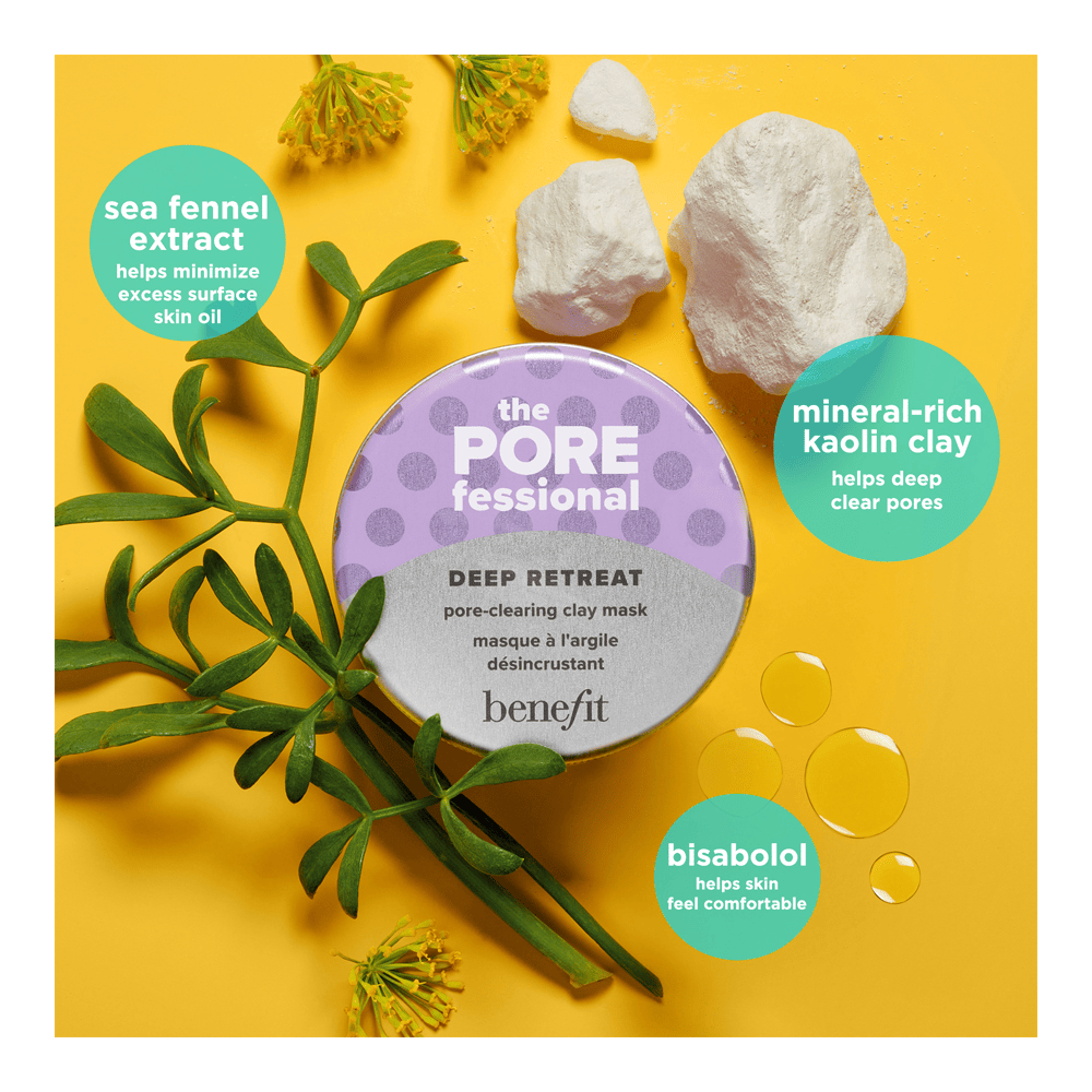 The Porefessional Deep Retreat Pore Clearing Clay Mask • 30ml