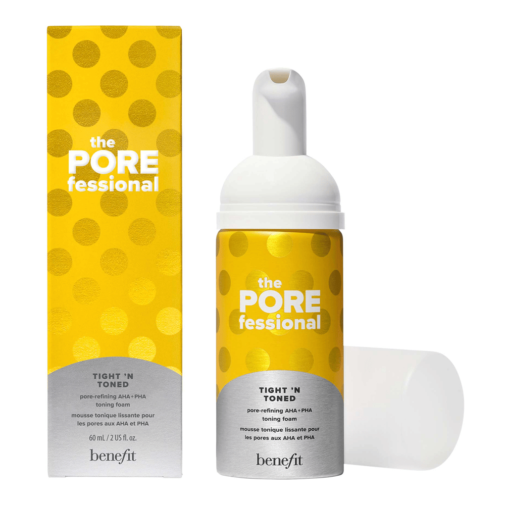 The Porefessional Tight ’N Toned Pore-Refining AHA+PHA Toning Foam • 60ml