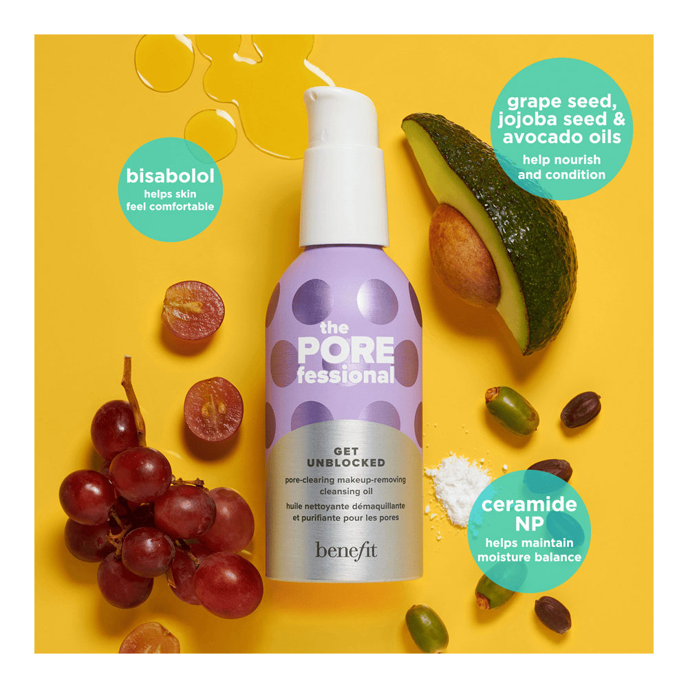 The Porefessional Get Unblocked Pore Clearing Makeup Removing Cleansing Oil • 45ml