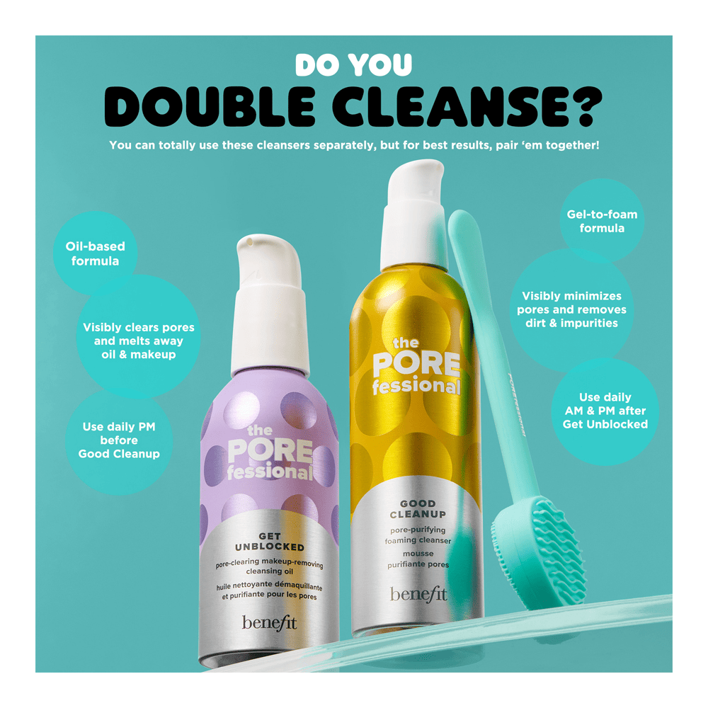 The Porefessional Get Unblocked Pore Clearing Makeup Removing Cleansing Oil • 45ml