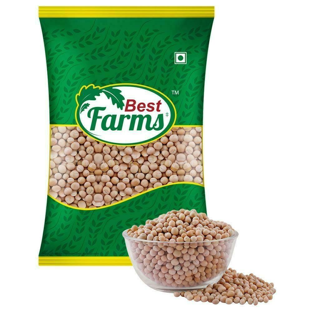 Best Farms White Dry Peas / Vatana 500 Gm