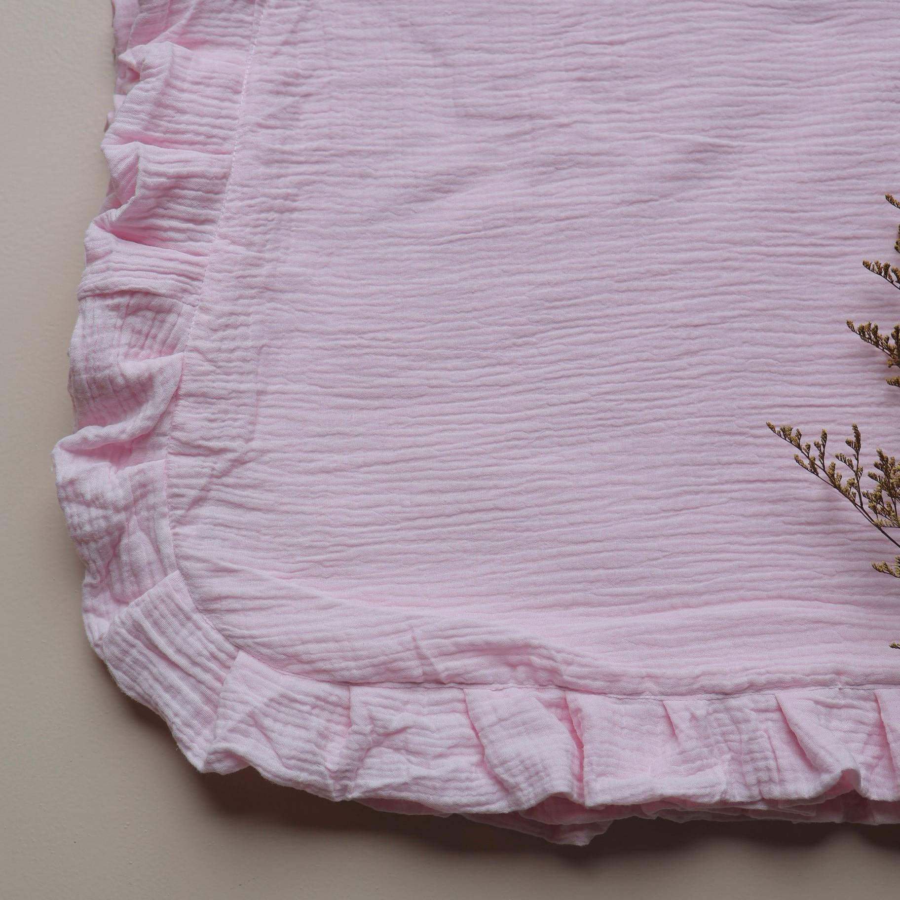 RoseWhisper Muslin Blanket & Pillow Set