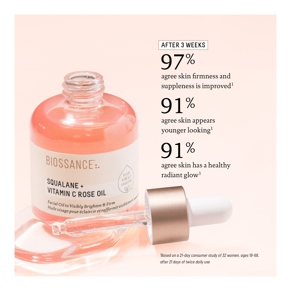 Squalane + Vitamin C Rose Oil • 30ml