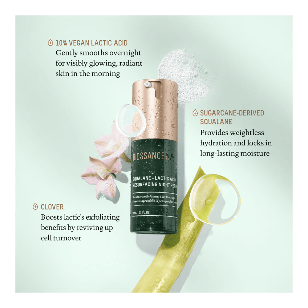 Squalane + 10% Lactic Acid Resurfacing Serum • 30ml